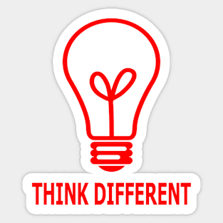 Think different Sticker